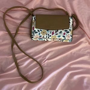 small, floral purse